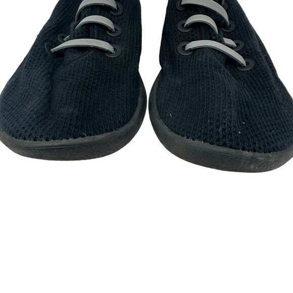 Allbirds Tree Runners Shoe Mens 10 Sneaker Jet Black Sustainable Comfort - Picture 7 of 9